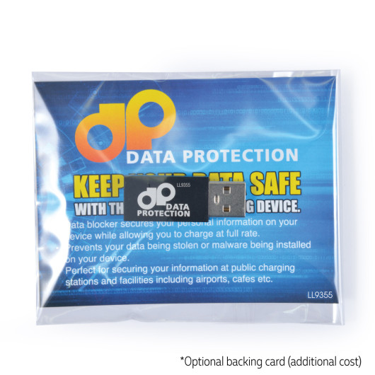 Charging Data Blockers Backing Card